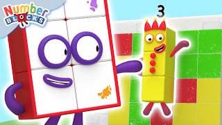 Back to School Learn to Count with Painting | Learn to Count | Numberblocks