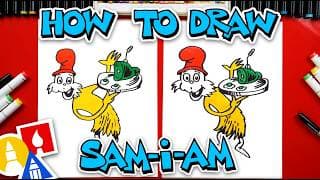 How To Draw Sam-I-Am From Green Eggs And Ham