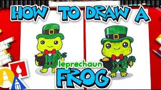How To Draw The Funniest Leprechaun Frog