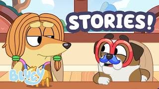 Winton Loves Being Silly! 🤪 | Funny Bluey Clip from Stories - Season 3 🌈 | Bluey