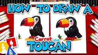 How To Draw Carrot The Toucan