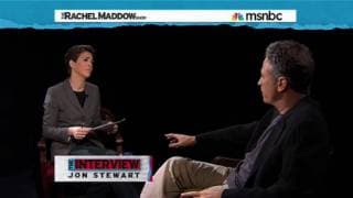 Rachel Maddow Interviews Jon Stewart (Part 1/4)
