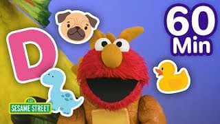 The Letter of the Day is D! 🐶🦖🦆 | 60 Minutes | Sesame Street