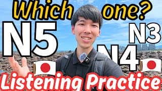 1 hour Japanese immersion: Comprehensible Listening Practice! N5-N3 #149
