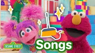 Clean Up Your Toys Song with Elmo & Abby🧸🚗 | Sesame Street | 16 Mins