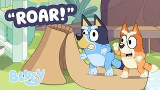 Bluey and Bingo Pretend to be Dinosaurs! 🦖 | 30 MINUTES | Animal Game and More Clips | Bluey