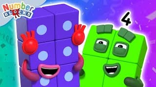 Funny First Grade Math! 😂 | Learn to Count for Kids | Number Cartoon | Numberblocks