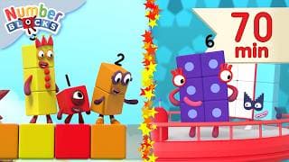 Pattern Palace Full Episode & More! | Learn to Count for Kids | Number Cartoon | Numberblocks