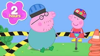 Daddy Pig's JUMPING STICK Dilemna 😮 Peppa Pig Full Episodes | 2 Hours of Kids Cartoons