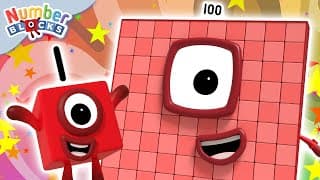 Magical Maths with Numberblock 100! | Learn to Count for Kids | Number Cartoon | Numberblocks