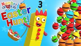 Easter Numberblob Hunt | Learn to Count for Kids | Number Cartoon | Numberblocks