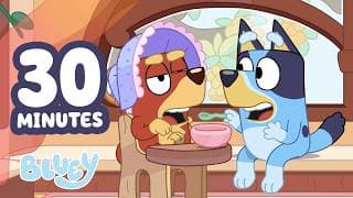 Playing Mums and Dads ☺️ | Bluey Clip Compilation 💙 | Bluey