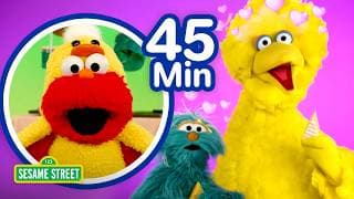 20 Nursery Rhymes with Elmo & Friends😃🚌🐤 | 40 Minutes | Sesame Street